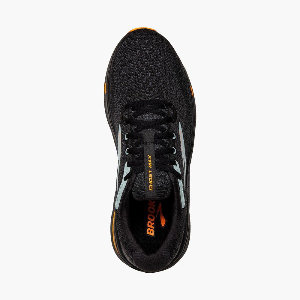 Chaussures Running Route Brooks Ghost Max Bleu Noir Homme | UOB-2564028